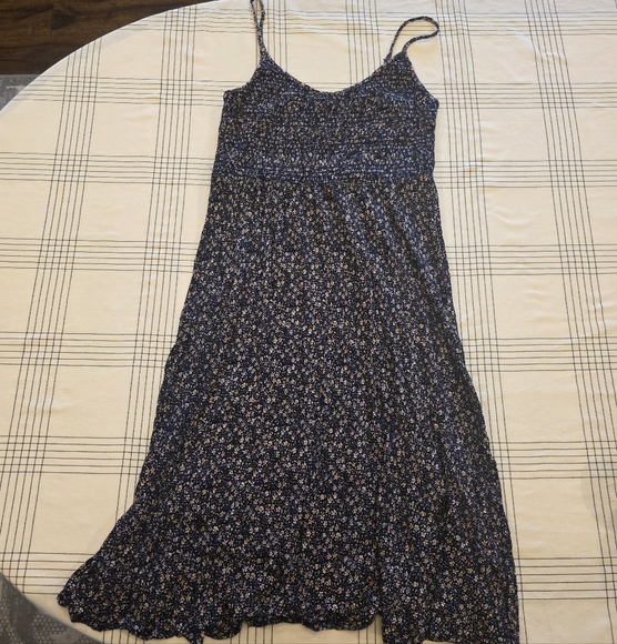 Lush Dresses & Skirts - Lush Navy Floral Maxi Dress